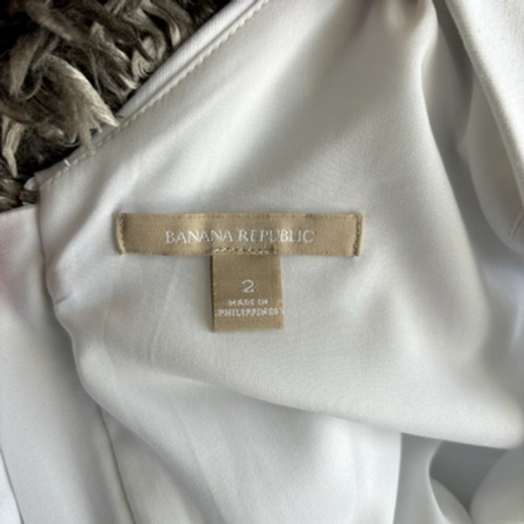 Banana Republic Women White Cocktail Dress Size 2 Business Workwear - Picture 7 of 10